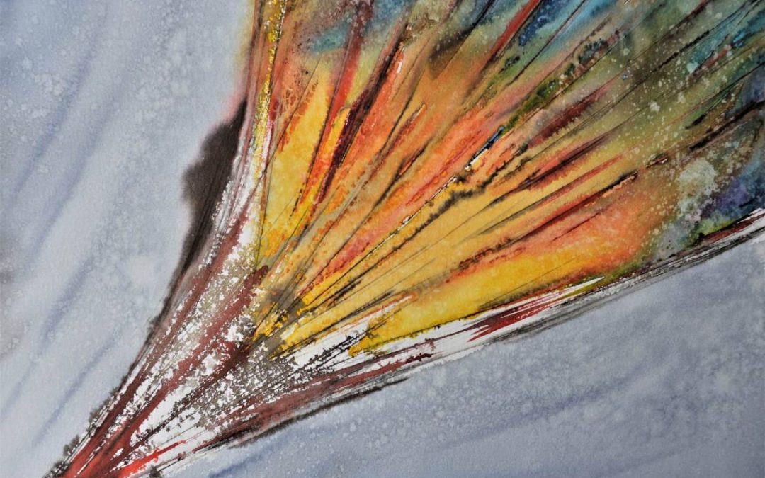 Crystals under a microscope