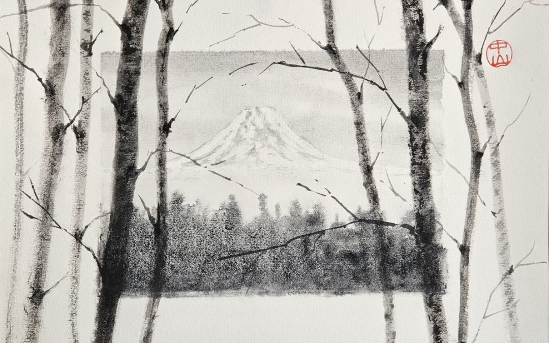The Spirit of Sumi-e at the Japan Information and Culture Center, in Switzerland, Bern.
